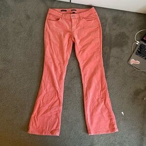 Wild Fable Women’s Low-Rise Flare Corduroy Jeans - Size: 6, Color: Pink